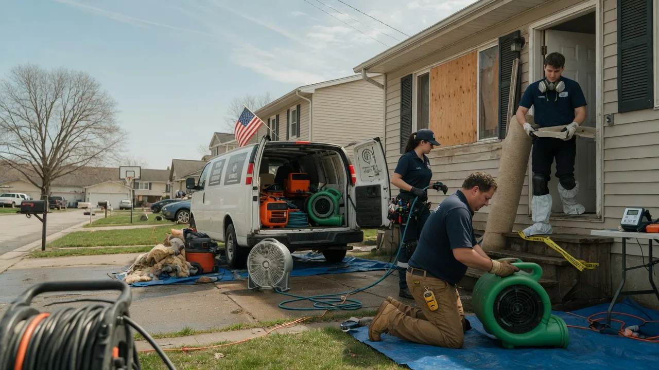 Water Damage Restoration in Ellwood City, PA near me